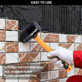LOZAGU rubber mallet ideal for woodworking and soft blows without surface damage