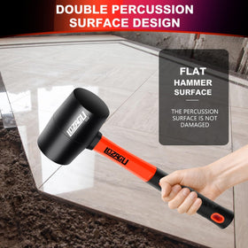 LOZAGU 35mm head protects tiles during delicate assembly tasks.