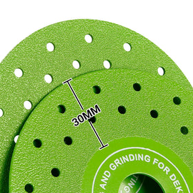 LOZLIN 115mm 22.23mm arbor compatibility enhances easy installation on most grinders.