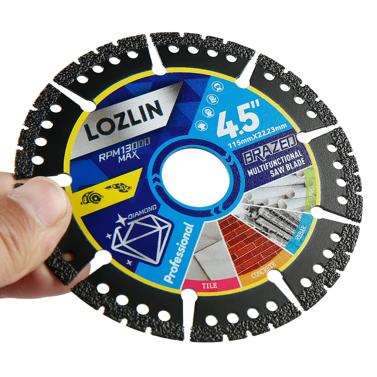 LOZLIN diamond blades for metal cutting enable fast, reliable metalwork.