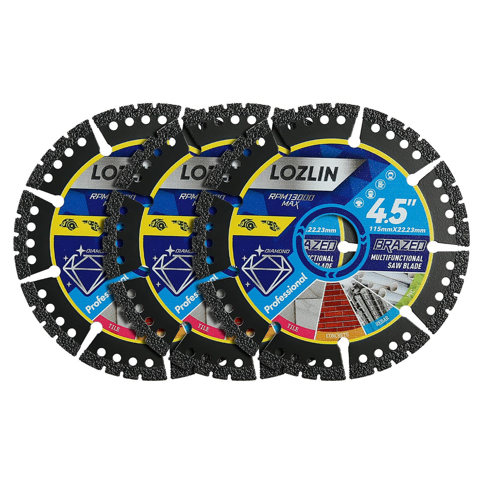 LOZLIN diamond blades for tile cutting provide precise, smooth edges.