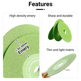 Lozlin 7/8 inch arbor blades ready for universal grinder compatibility