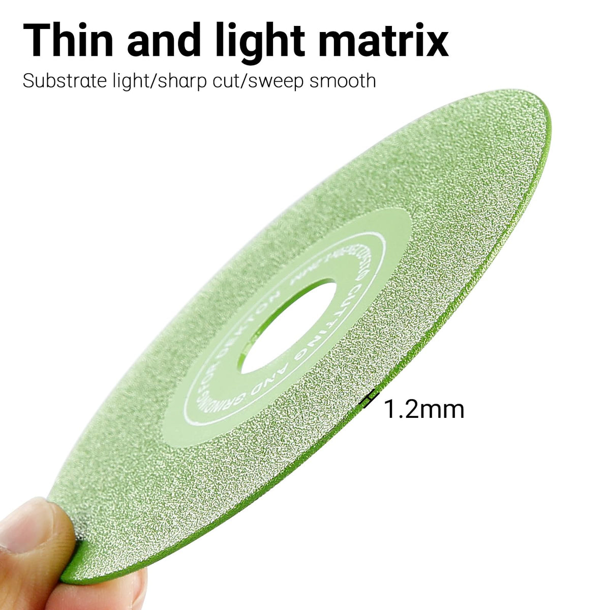 Lozlin ceramic cutting with ultra thin kerf for minimal waste