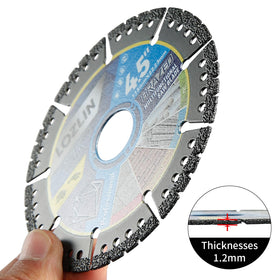 LOZLIN Diamond Blades cooling holes help prevent overheating during tough cuts.