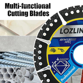 LOZLIN Diamond Blades durable construction ensures reliable performance over time.