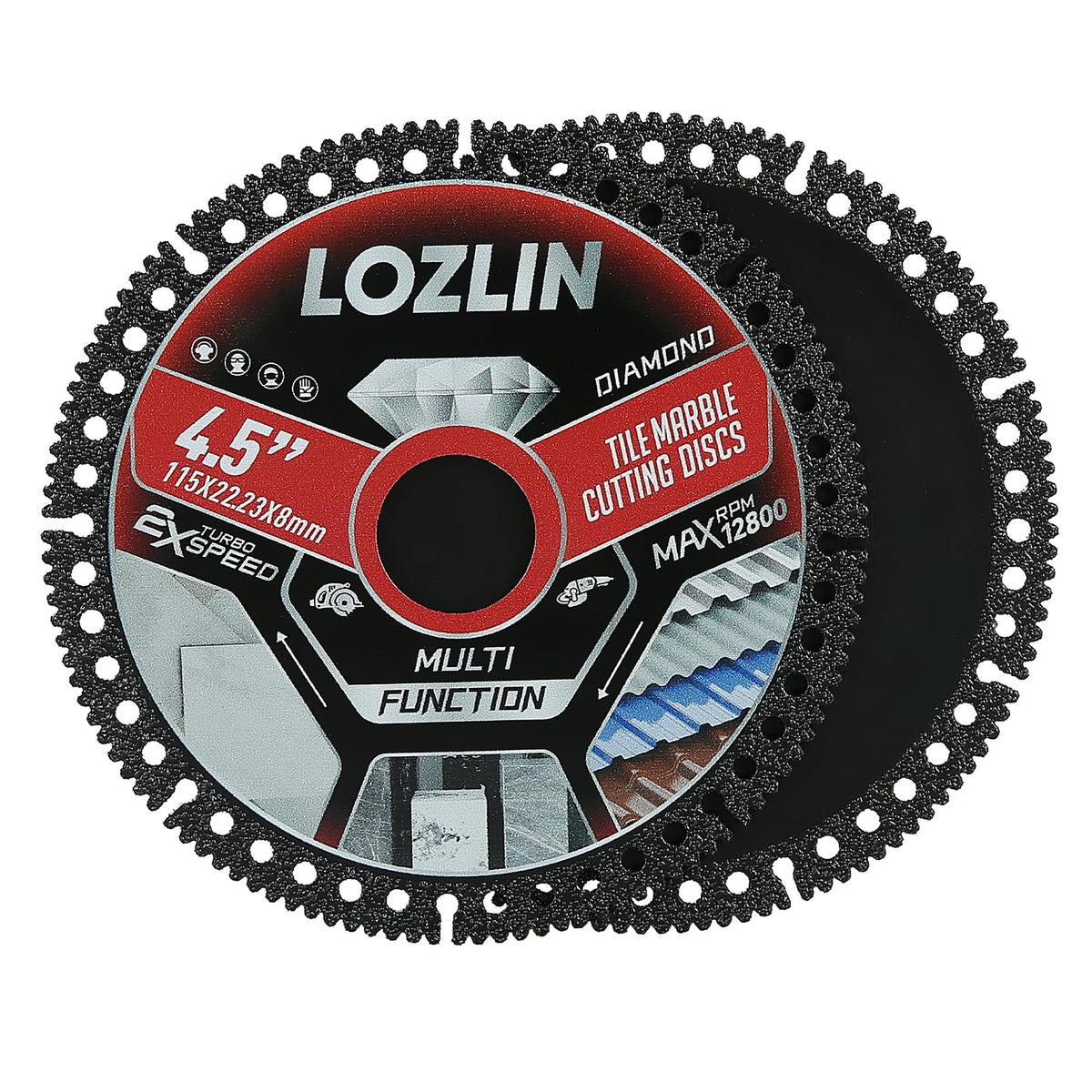 LOZLIN blade's heat-resistant core offers long-lasting stability.