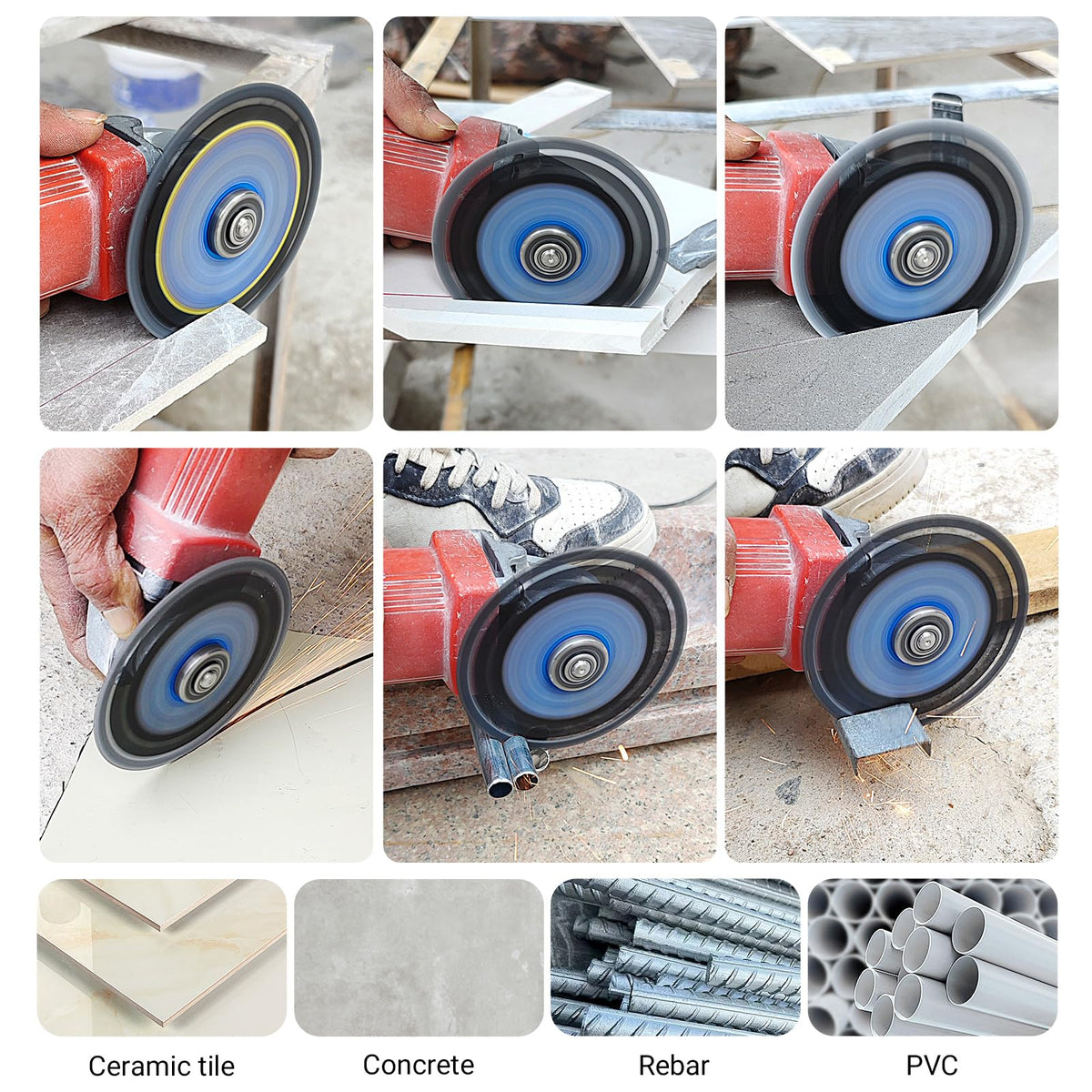 LOZLIN Diamond Blades heavy-duty design suits professionals and DIY projects.