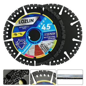LOZLIN Diamond Blades in action cutting marble shows fast, clean results.