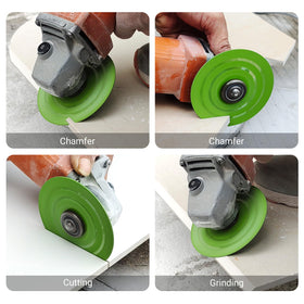 LOZLIN low-resistance design minimizes operator fatigue during edging and polishing.