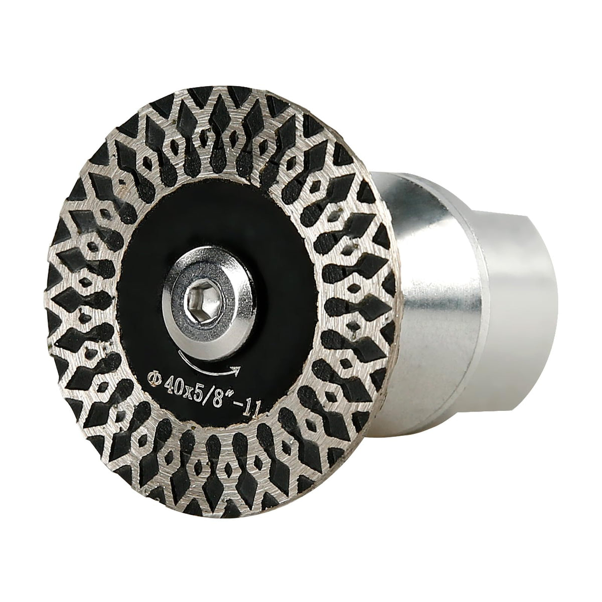 LOZLIN removable flange for 5/8-11 threading enables quick setup.