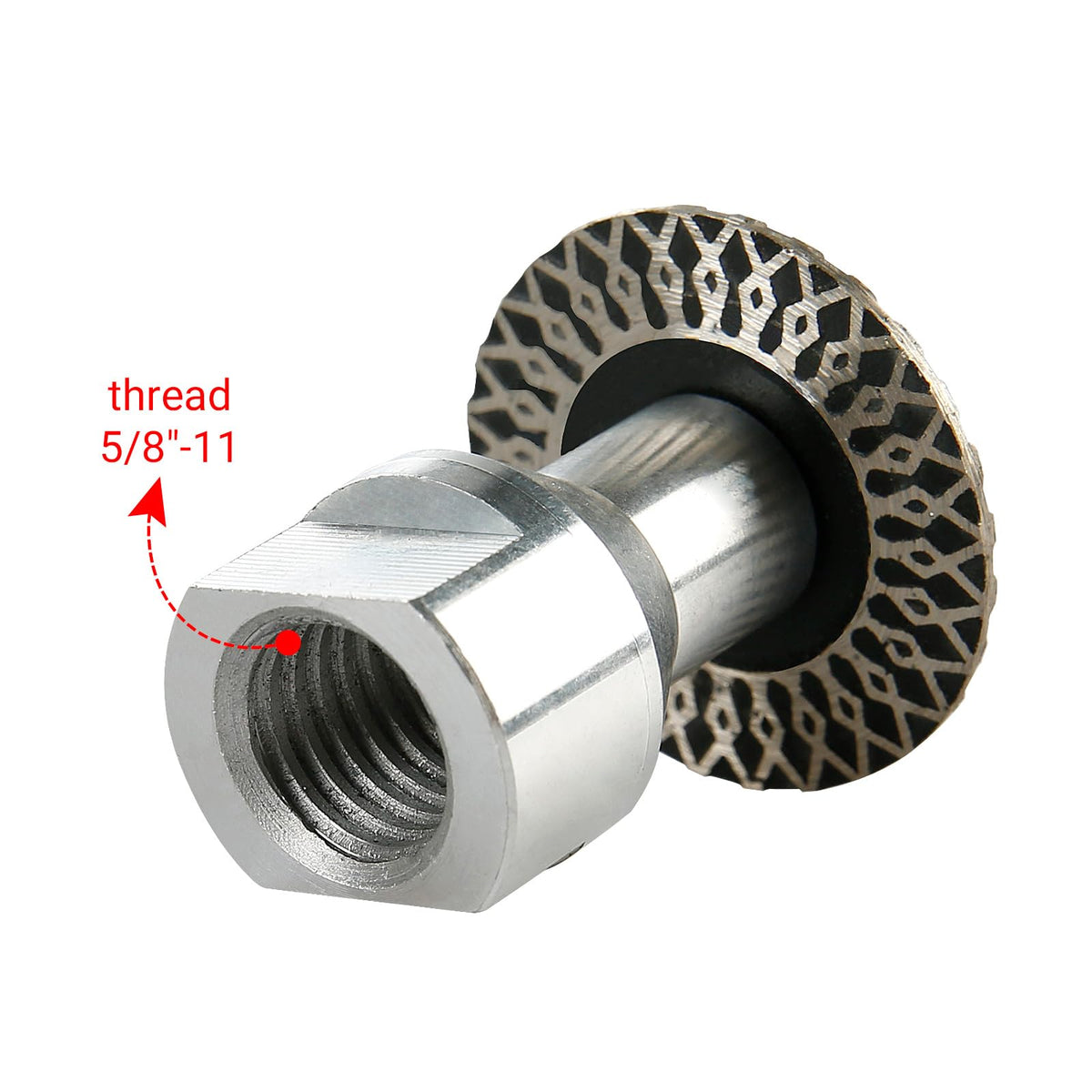 LOZLIN rotary tool-compatible attachment enables smooth material removal.