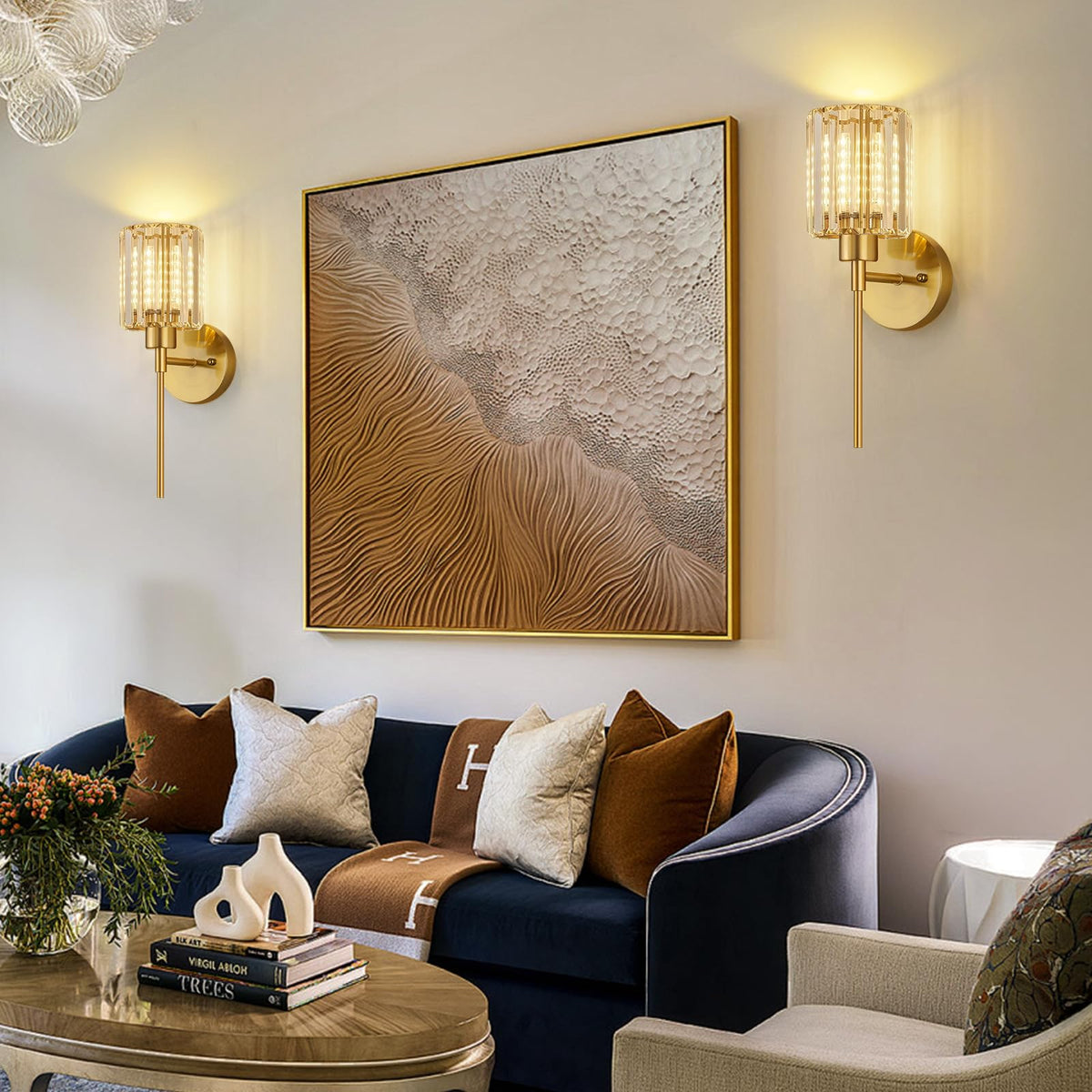 LPAIRO premium K9 crystal strips sparkle and refract the light beautifully.