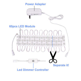LPHUMEX bright chic LED strip for makeup routines and photos.