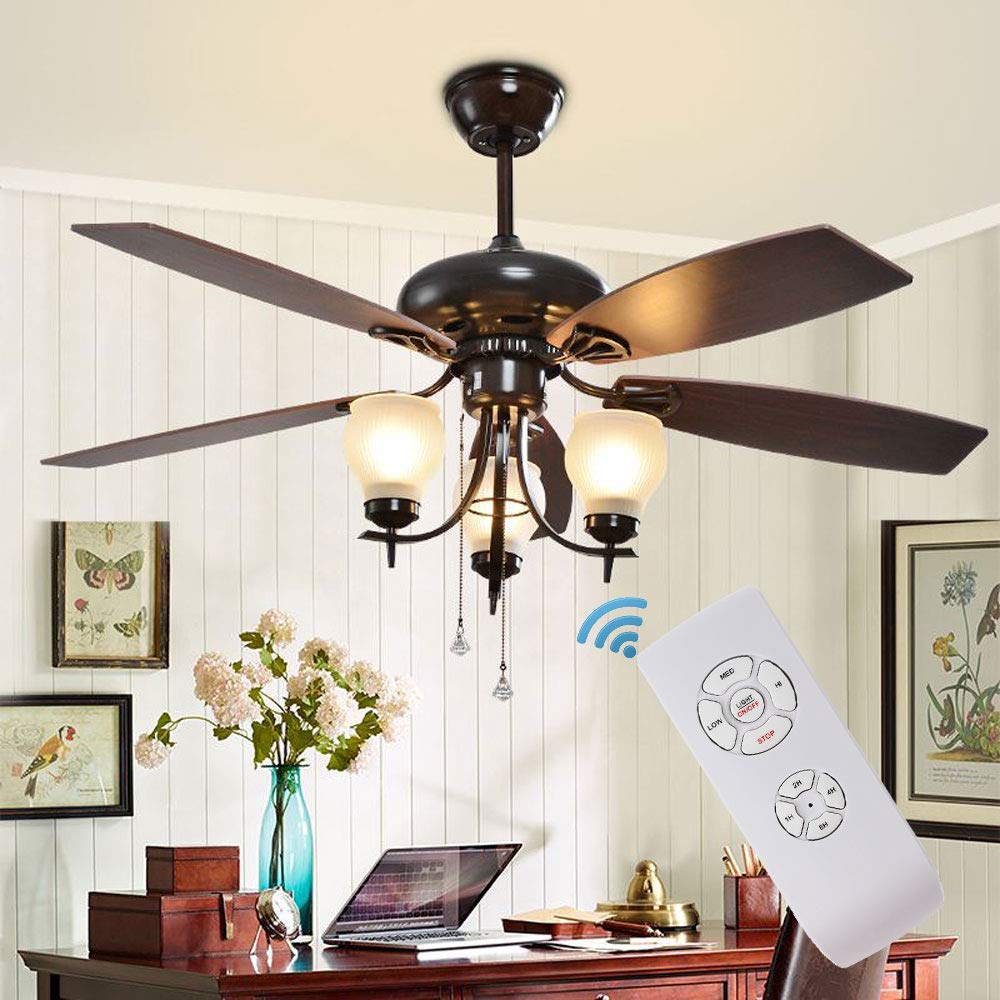 LPHUMEX compact receiver fits ceiling fan canopy for simple install.