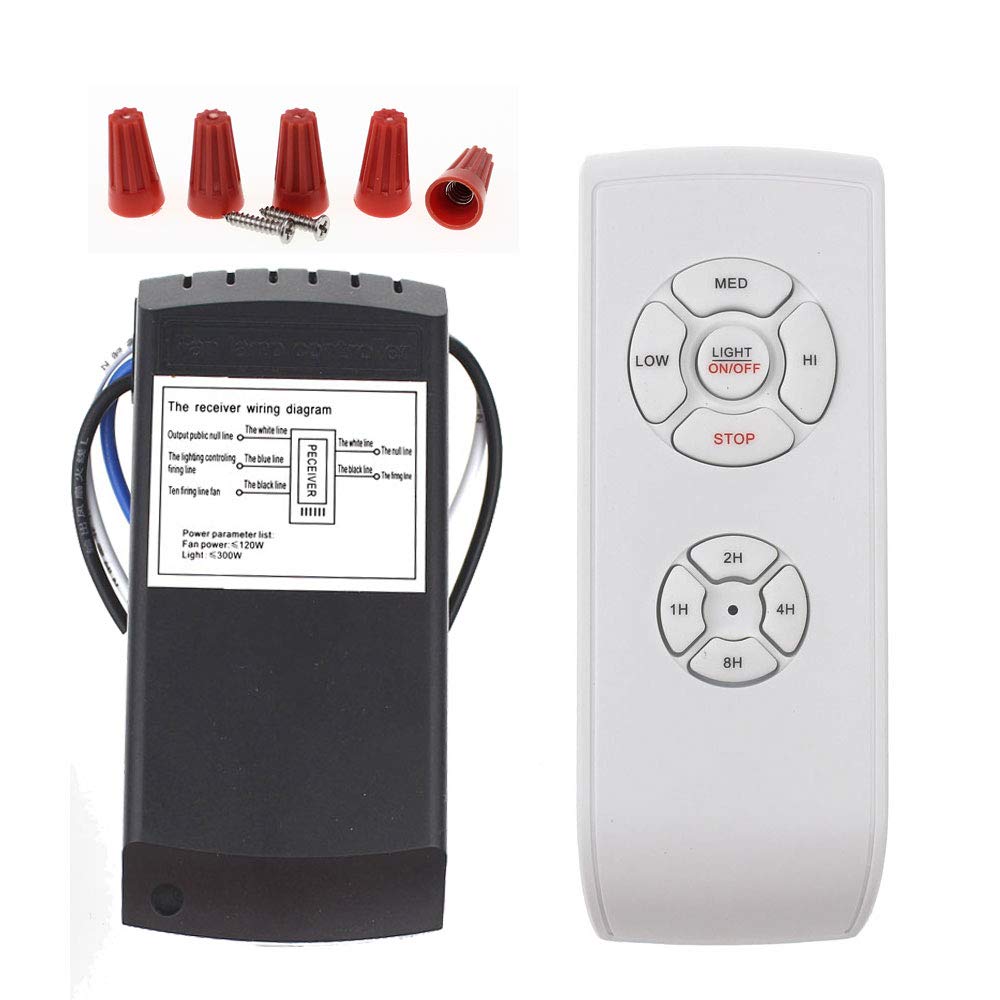 LPHUMEX universal-fan-remote-kit-installation simplifies retrofit without blade removal