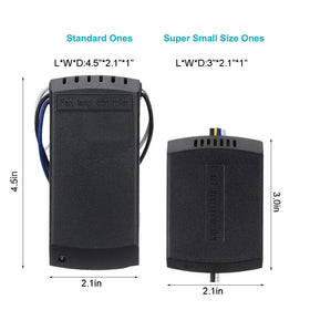 LPHUMEX wireless remote with wall-mount tray for easy operation.