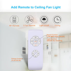LPHUMEX Westinghouse compatible remote control for simple replacement.