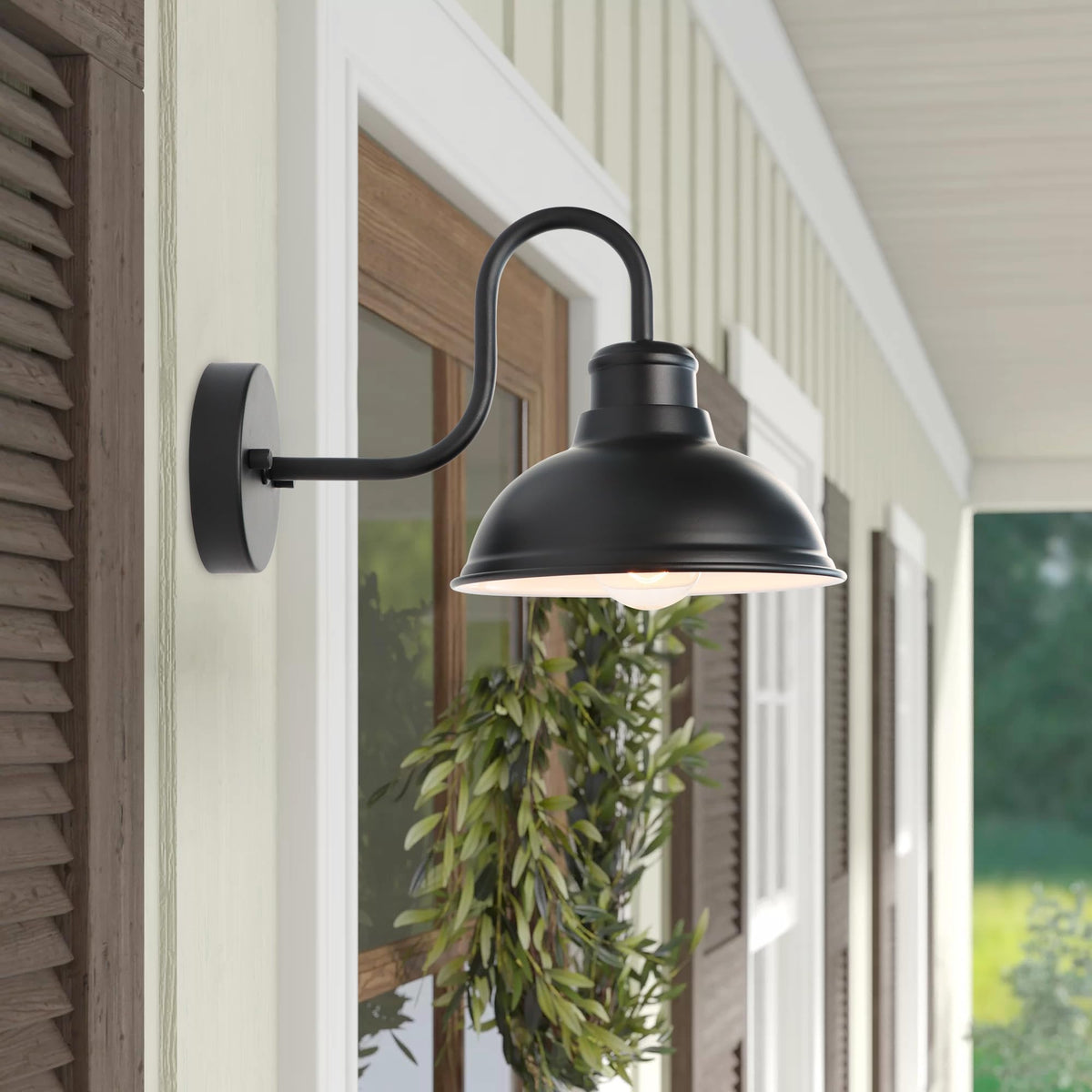 LPRZSG porch garage pathway lighting creates safe exterior ambience