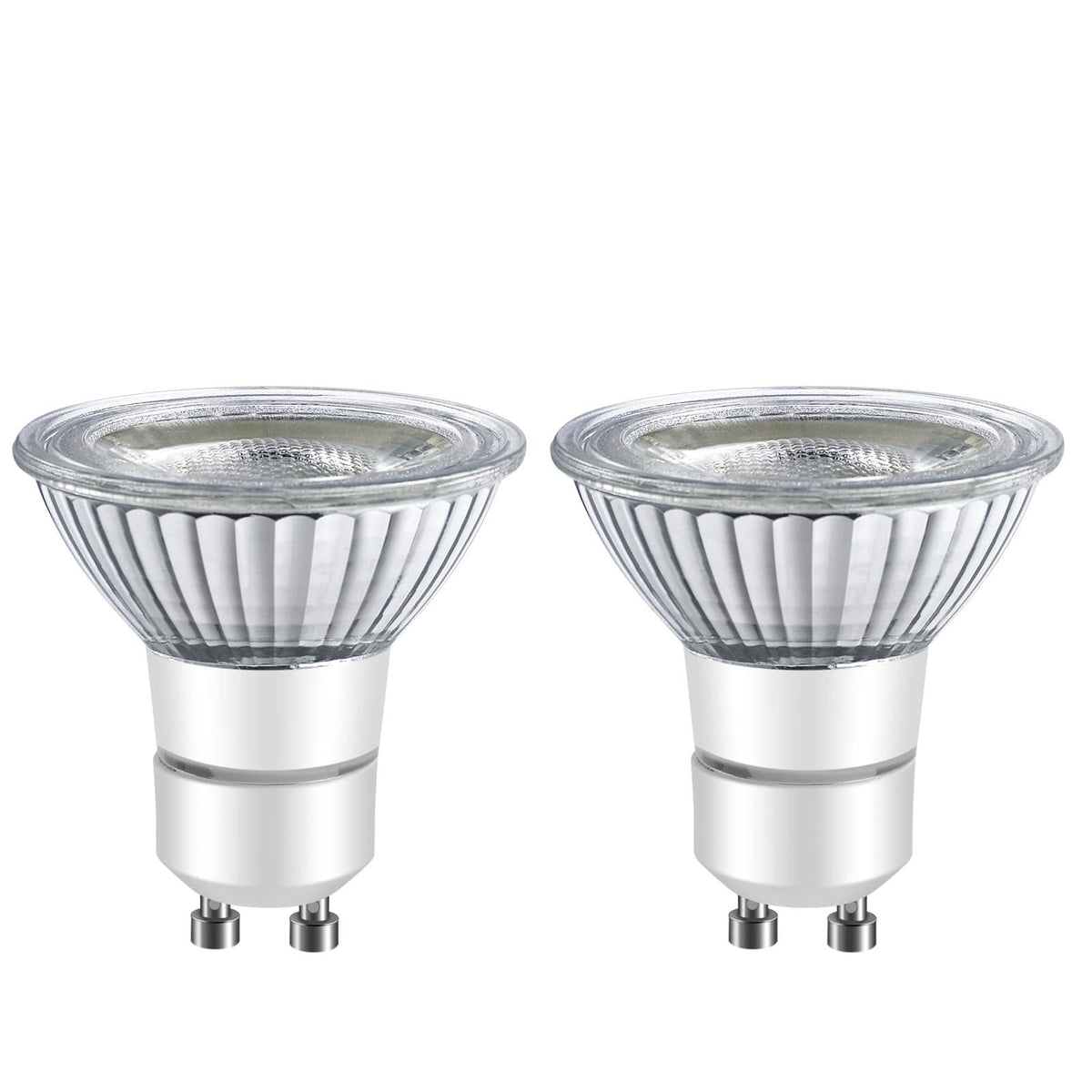 LPSAFP LED GU10 range hood light bulbs 2-pack provide 550 lm brightness for kitchen lighting