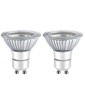 LPSAFP LED GU10 range hood light bulbs 2-pack provide 550 lm brightness for kitchen lighting