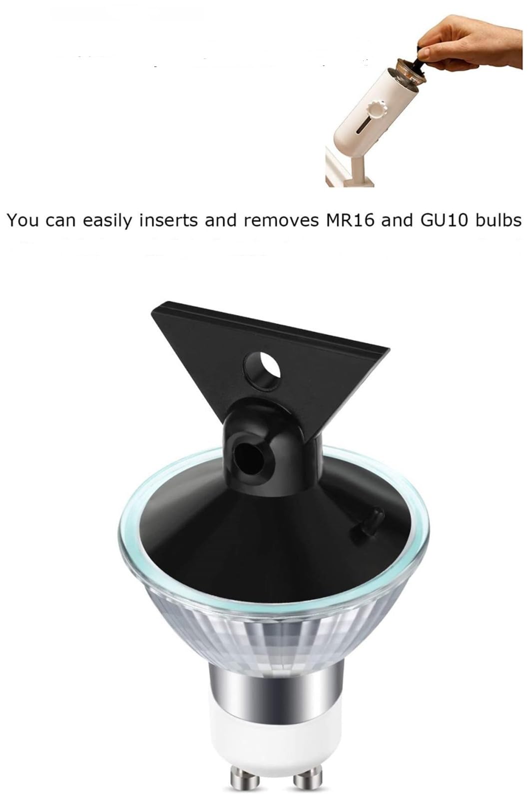 LPSAFP LED GU10 range hood light bulb installation tool included for quick setup