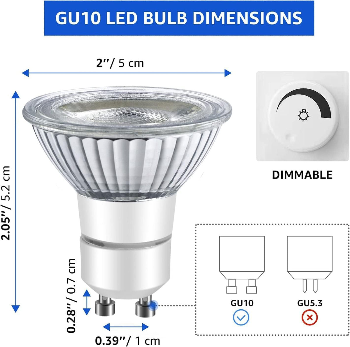 LPSAFP 6W dimmable bulb delivers 5000K daylight for precise meal prep.