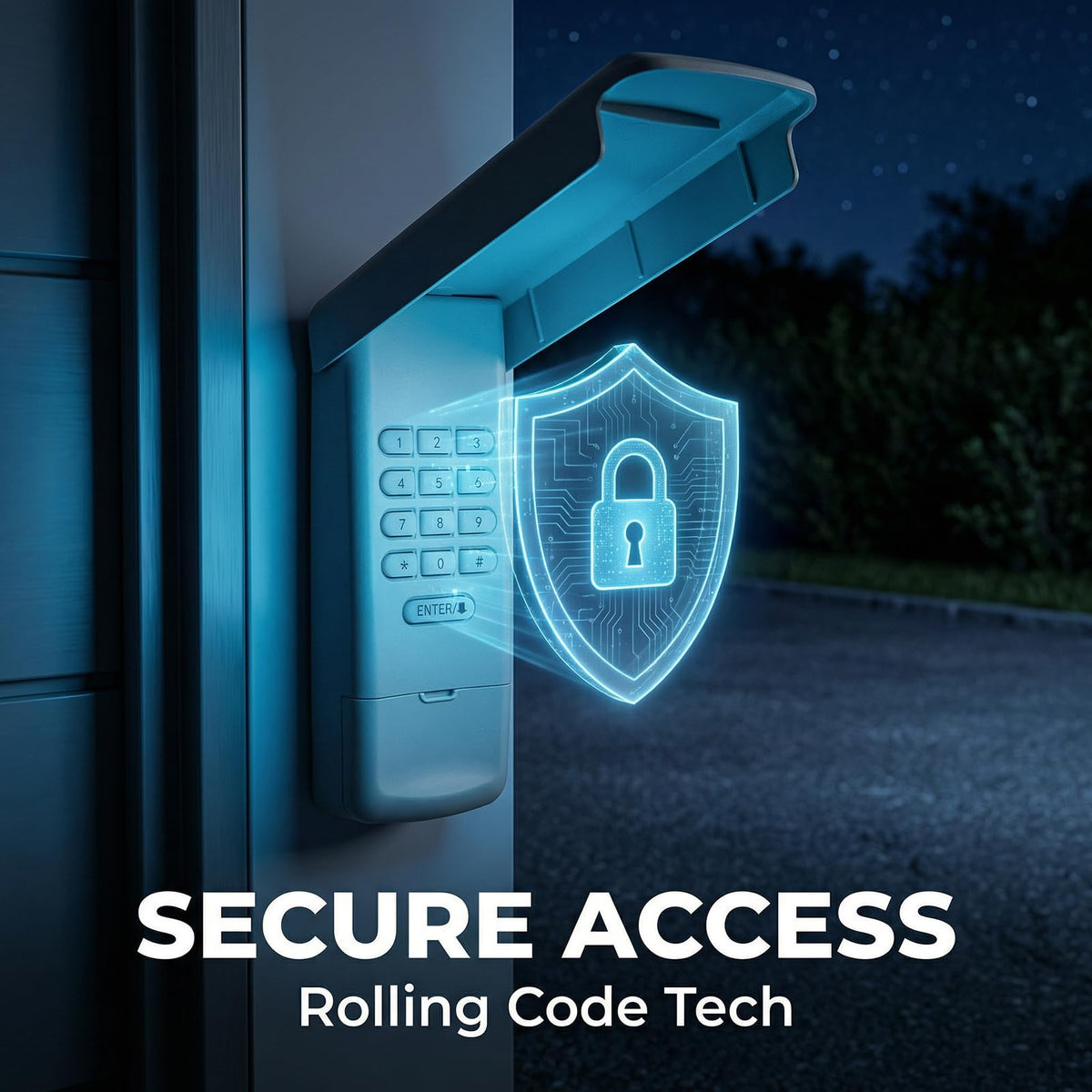 Lpyec temporary PIN feature enables guest access without keys.