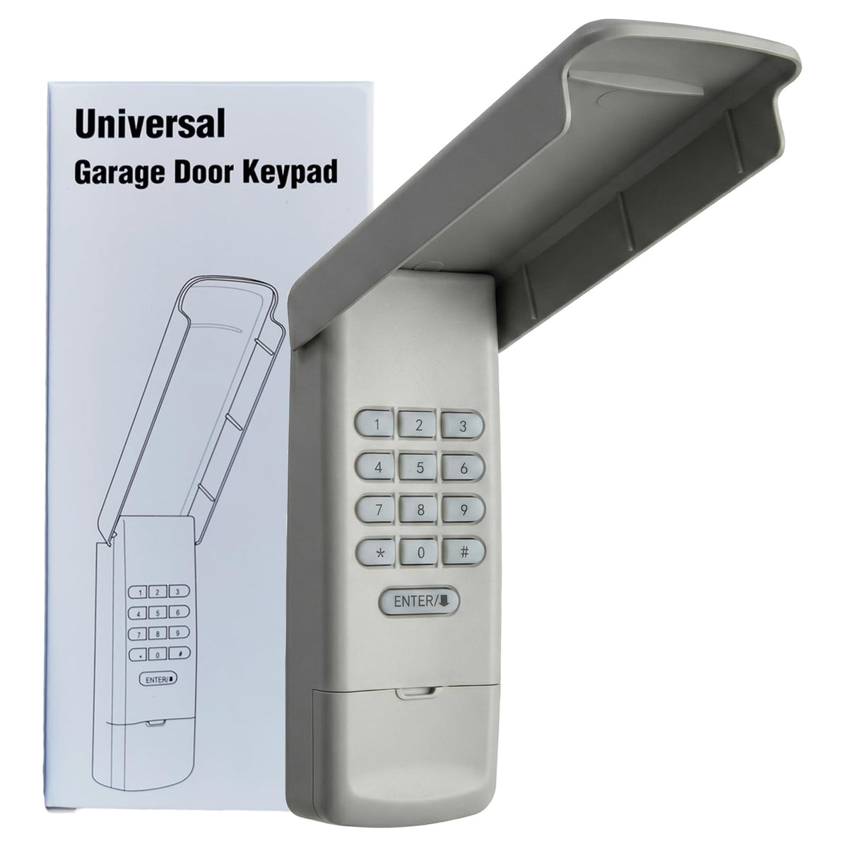 Lpyec universal garage door keypad with learn button for secure, convenient entry.
