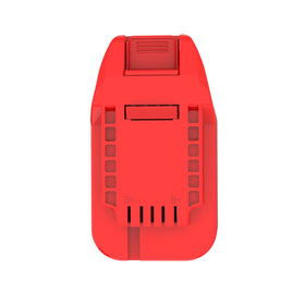 LQ-18RY Bauer 20V adapter notes non-charging function to preserve battery health.