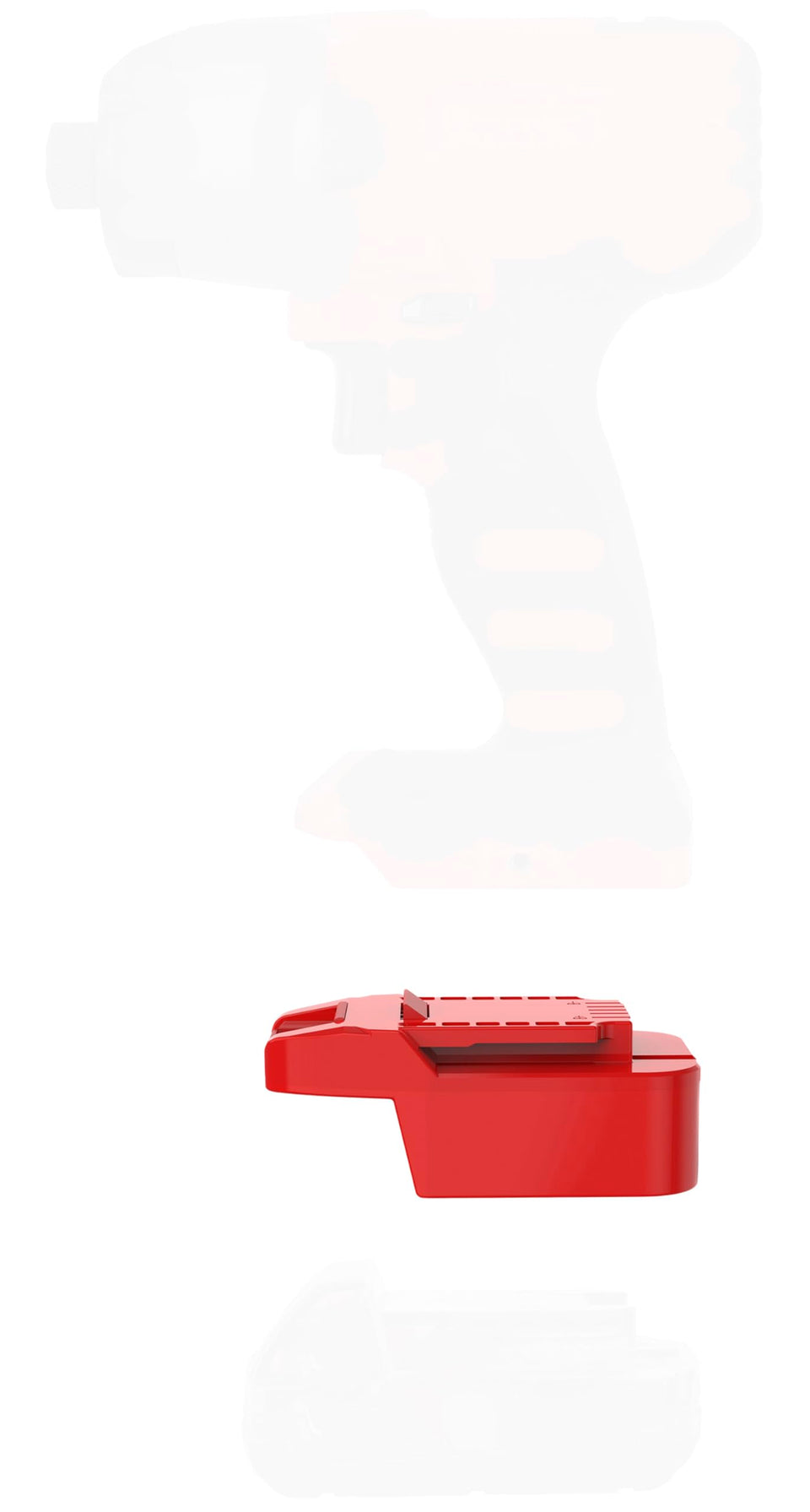 LQ-18RY Bauer 20V adapter in a compact design for easy tool compatibility.