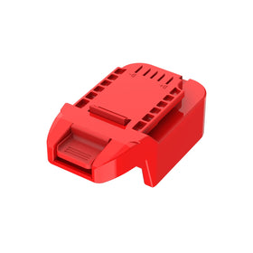 LQ-18RY Bauer 20V adapter installed on a tool for seamless battery integration.