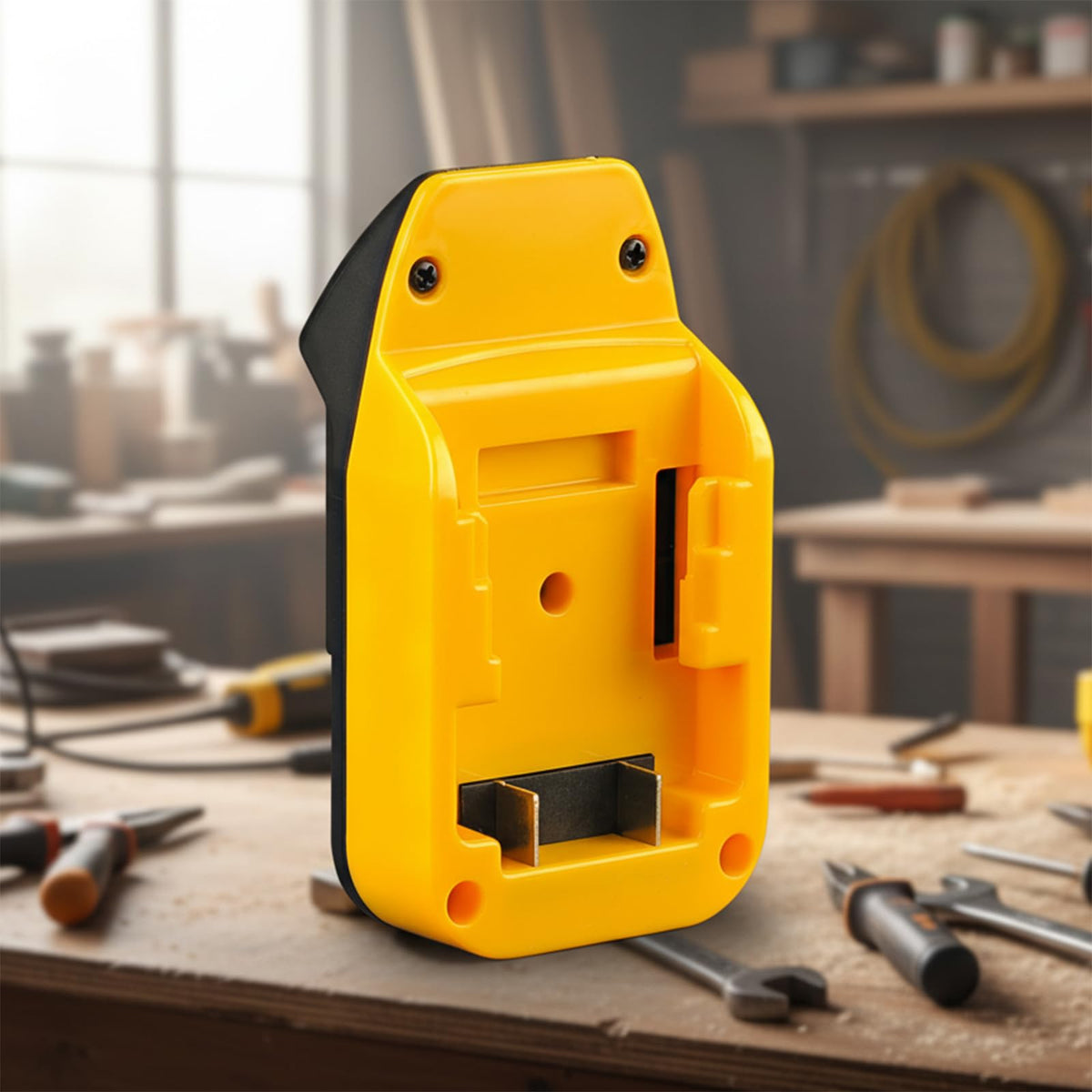 LQ-18RY shows DeWalt 20V MAX battery connection to Hercules tools.