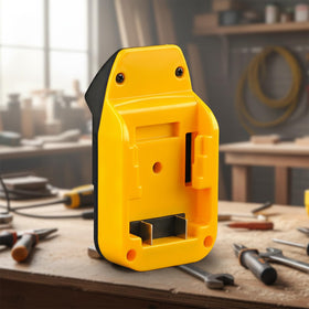 LQ-18RY shows DeWalt 20V MAX battery connection to Hercules tools.