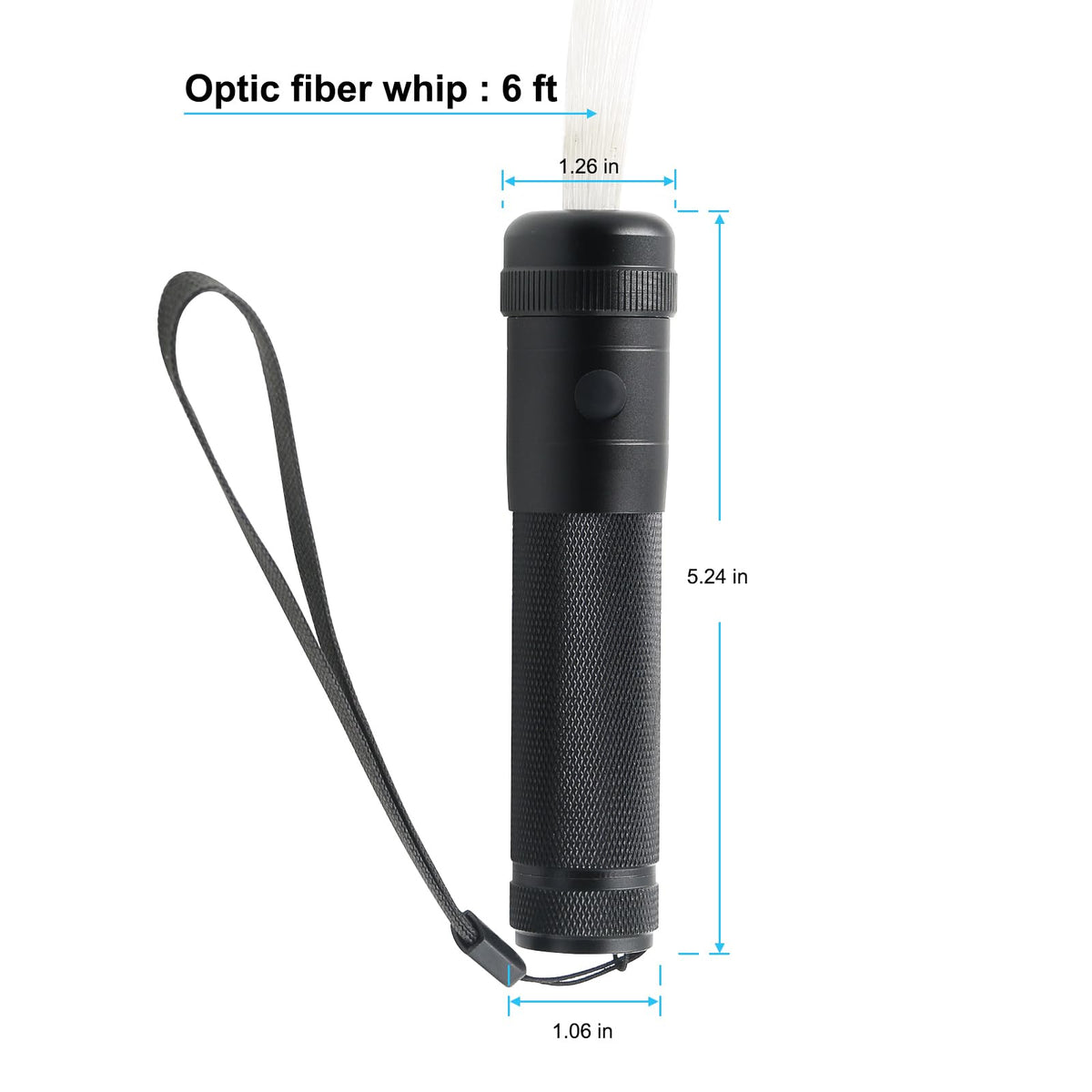 LQMEILI light-weight whip, easy to carry for events and travel.