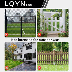 LQYN pack of 12 locks for multi-item security.