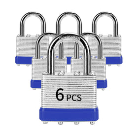 LQYN padlocks six-pack with same key for easy storage access