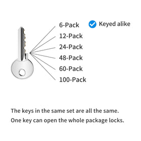 LQYN compact padlock for residential gates and fences