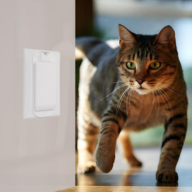 LRANFOW white protective cover blends with any wall décor