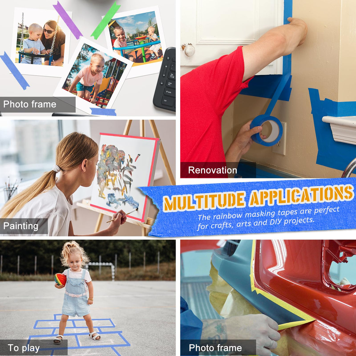 LRCXL tape for arts and crafts uses in classrooms.