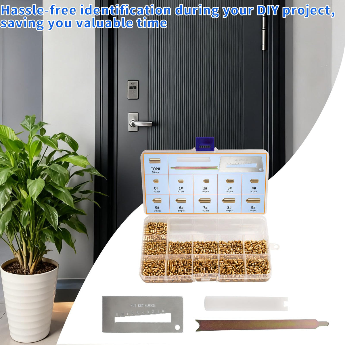 LRWZOV complete DIY rekey kit supports home security maintenance