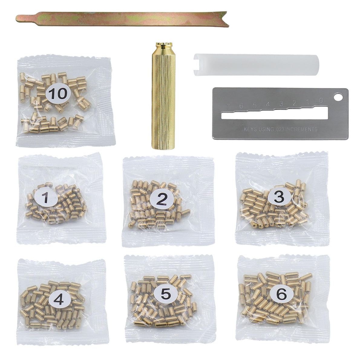 LRWZOV 350-pin set provides versatile options for multiple locks.