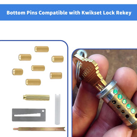 Home security convenience, easy rekey after moving or key loss.