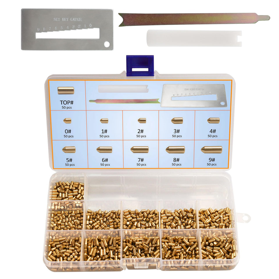 LRWZOV SC1 SC4 rekey kit case keeps tools organized for quick at-home rekeying
