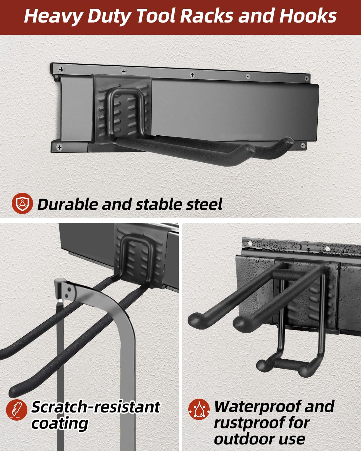 LRYXEG adjustable garden tool holder for lawn tools