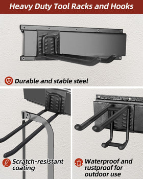 LRYXEG adjustable garden tool holder for lawn tools
