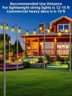 Fence brackets and screws included for versatile mounting options.