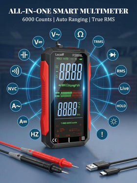 Lscsdf FS899L large color screen enables quick readings in dim workshops