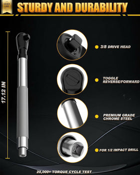 LSFYVM quick 1-touch direction switch enables fast tightening or loosening