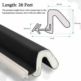 LSGCQ door seal on a wooden door frame demonstrating fit