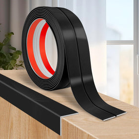 LSGCQ black flexible corner protector shows versatile 90–180 degree fit for edge protection